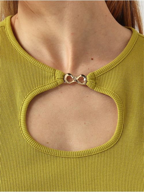 Top a costine con logo TWINSET | TT2280/12117